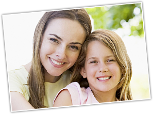 photo of mother and daughter