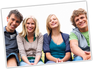 photo of teen boy and girl